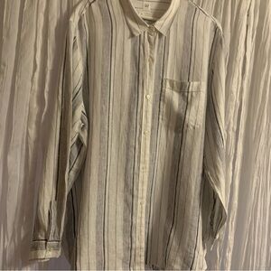 GAP BOYFRIEND Linen button down shirt XXL